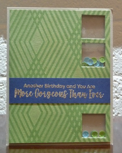 3-15-19 Stenciled Shaker